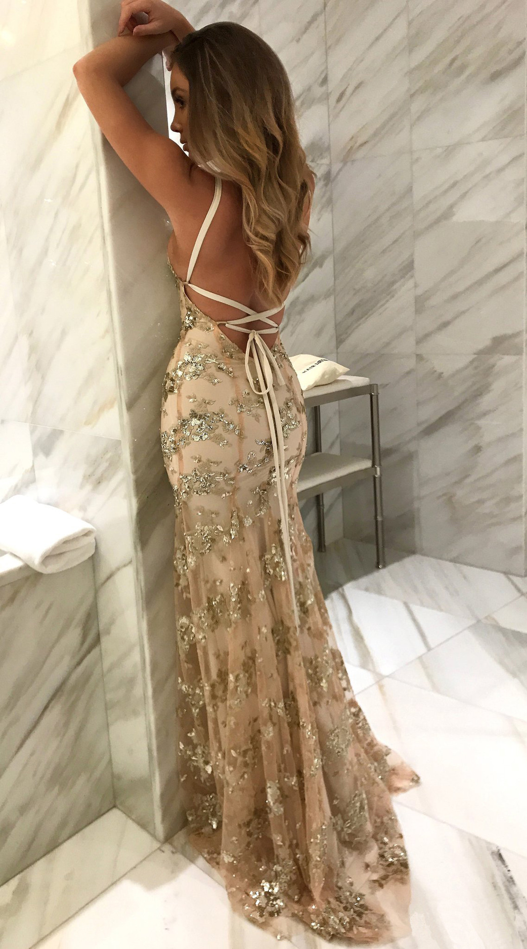 Vestido de lentejuelas con tirantes y cuello en V, estilo europeo y americano, para comercio exterior, eBay, Amazon, sexy.
