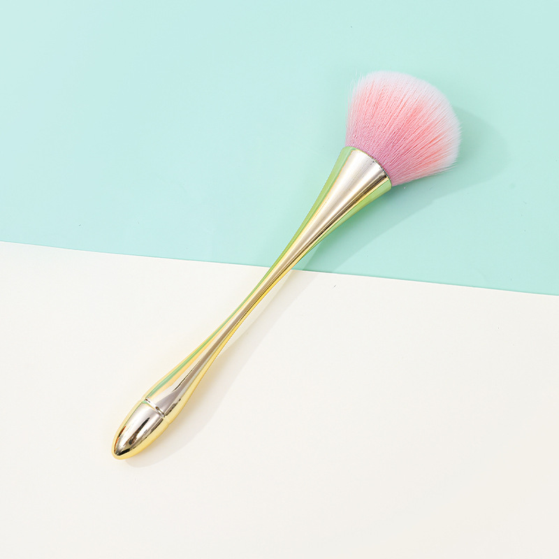 Manicuría cintura pequeña gran tamaño super grande esponjoso de alto valor facial polvo de pelo suave no comer polvo blush cepillo de maquillaje suave reparar la apariencia