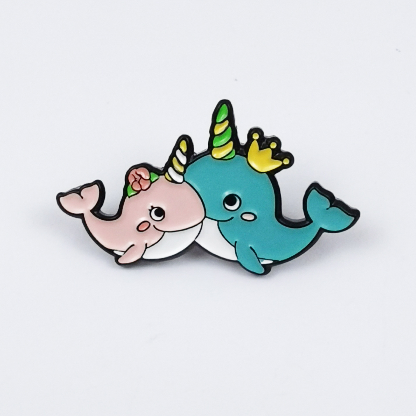 Broche Metálico de Vida Marina de Aleación de Zinc, Decorativo, para Ropa y Mochilas