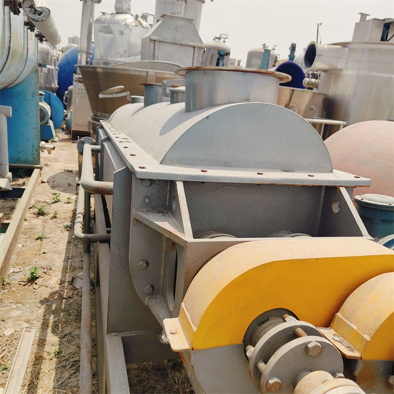 销售二手双轴桨叶干燥机  工业20平方污泥干燥机 空心式干燥设备