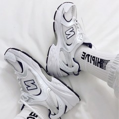 莆田純原公式純正品530スポーツシューズ男靴ランニングシューズ白靴おじさん靴n字婦人靴スポーツシューズ