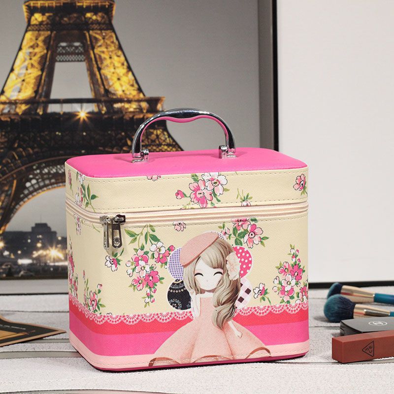 Caja grande de una sola chica rosa