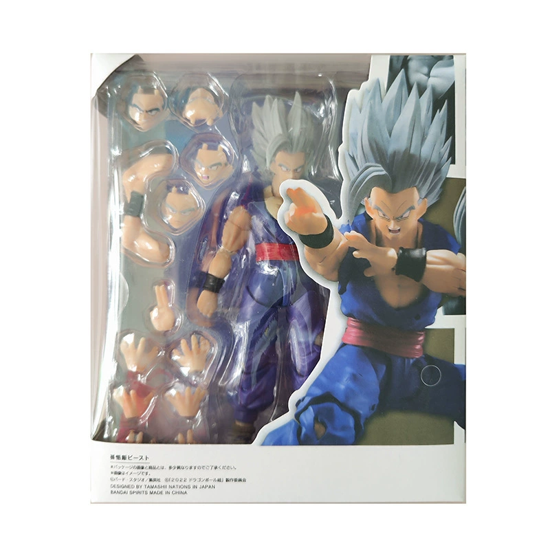 Драконголь Saiyan Beast Monkey King Белые волосы Черный Вуконг Замас Вегета Можно сделать Фигура Модель