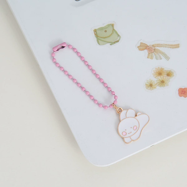 Bead Chain-White Rabbit