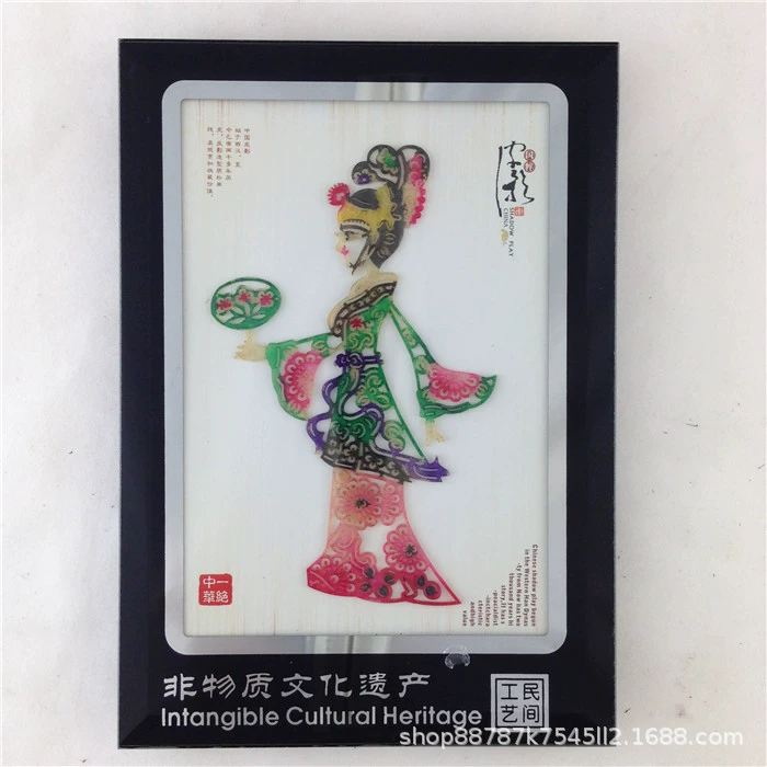 Shadow Shaanxi Shaanxi Shadow Play Display Desktop Swing Китайская характеристика На занятиях школьный подарок для иностранных школьников