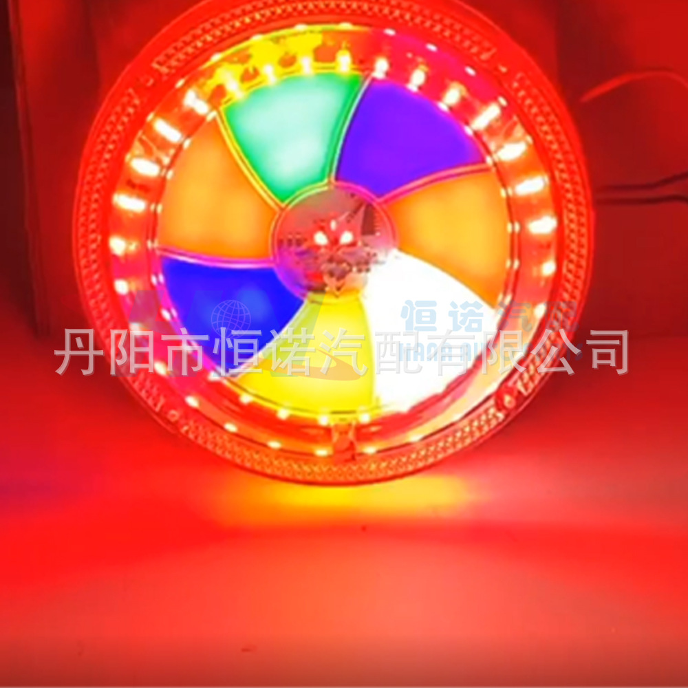 Camión LED ruedas calientes luz redonda remolque coche luz lateral 24V