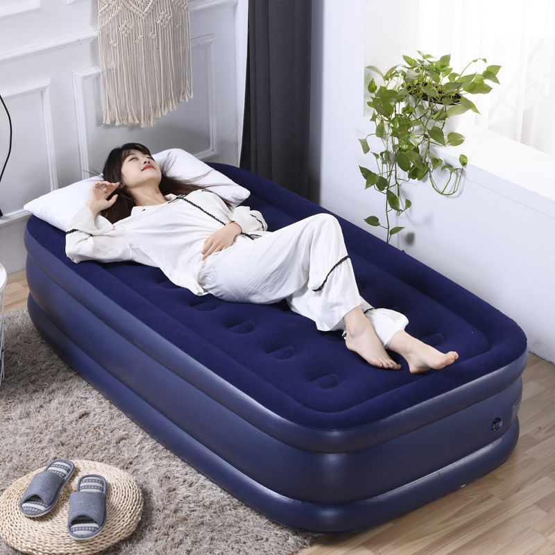 Air cushion bed household Portable Beds Inflatable bed Double Single outdoors Inflatable cushion Lazy man Noon break Folding bed