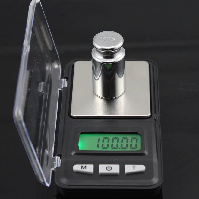 Заводские Прямые ювелирные весы Карманные электронные весы 0,01 г 200 г/0,01 Зеленая прозрачная крышка мини-пальмовые весы