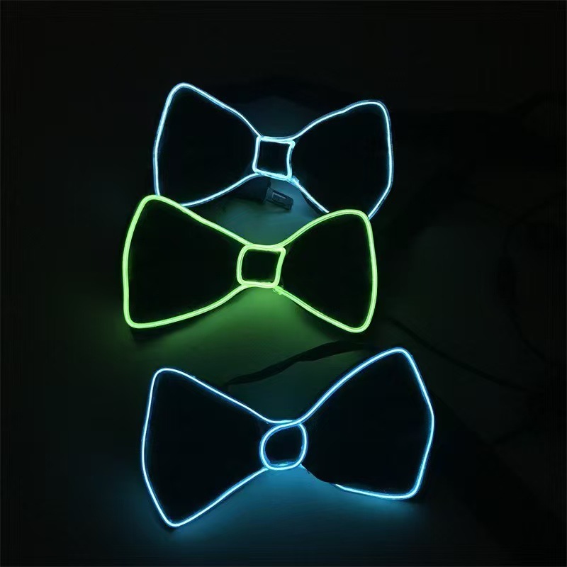 Corbata luminosa 2 Carnaval nocturno espectáculo luminoso prop fiesta actividad escenario atmósfera de un agente _ transfronterizo