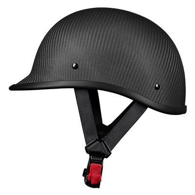 summer scoop helmets, scooter cruiser – Motosiklet kaskı (dəbilqə) - 3k-matte-black-m