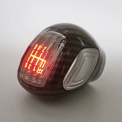 shift knob, leather gear knob, Cab and accessories - r135-246-crystal-touch-activated-glows-and-changes-colors
