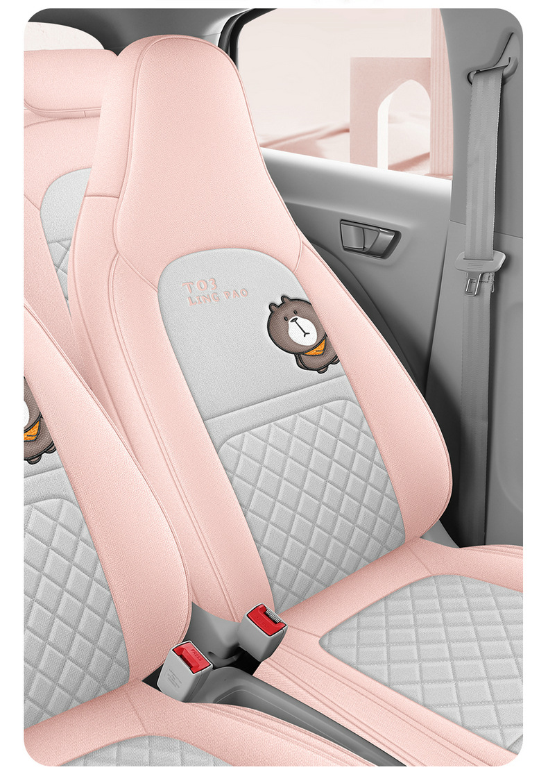 2025 Leapmotor T03 Special Car Seat Covers 200 Light Enjoyment Edition 310 Fun Sharing 403 Smart Enjoyment Linen Full-Cover Seat Cushions