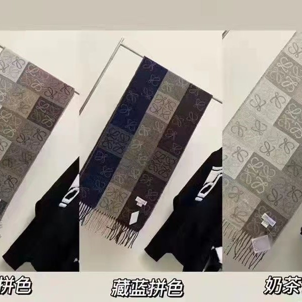 L1OE棋盘格围巾WoE罗意女士秋冬款防羊绒围巾节日礼物跨境批发|undefined