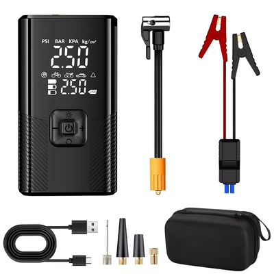 emergency starting power source, powerful – Hava nasosu - power-bank-air-compressor-combo-smart-clamp-flight-case