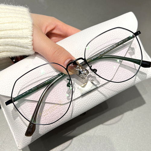 Mirror 1 Anti-blue Light Myopia Glasses Wholesale T848 Frame Eyeglasses Frame for Men and Women Simple Style Internet Popular Glasses Frames