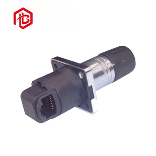 Factory direct RJ45 network waterproof plug LED outdoor display aviation communication connector