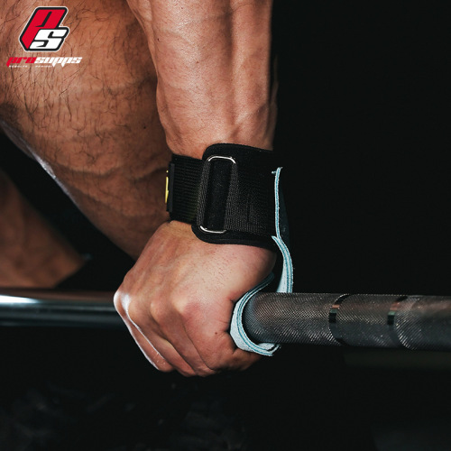PROSUPPS Tiger Head New Design Assisted Belt Cowhide Fitness Wrist Guard Gloves Haid Power Hard Pull Men's Single Bar Hand Guard 