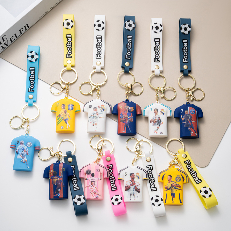 Football World Cup Jersey Keychain Pendant Sports Souvenirs Car Keychain Pendant Gifts Wholesale Football World Cup Jersey Keychain Pendant Sports Souvenirs Car Keychain Pendant Gifts Wholesale