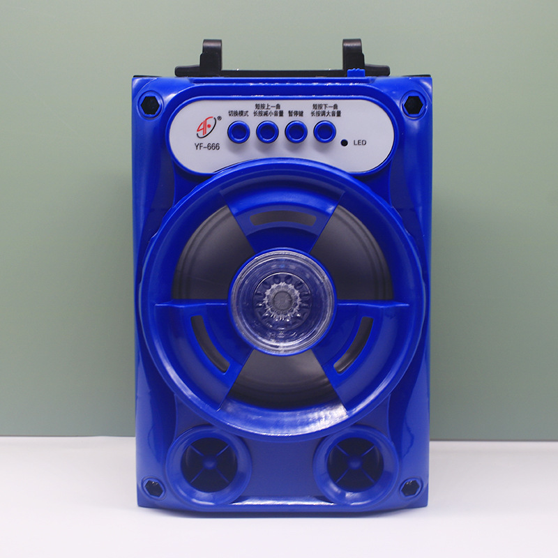 YF-666手提蓝牙音箱便携式广场舞无线蓝牙音箱插卡重低音蓝牙音箱