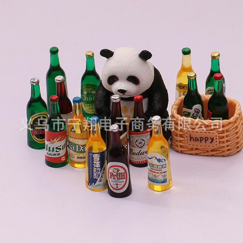 Miniature Food Play Internet Celebrated Mini Supermarket Toy Japanese Simulation Small Wine Bottle Beverage Items Blind Bag Small Gift Miniature Food Play Internet Celebrated Mini Supermarket Toy Japanese Simulation Small Wine Bottle Beverage Items Blind Bag Small Gift