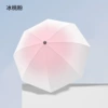 [Hand-on] 8 bone gradient color umbrella-ice peach powder