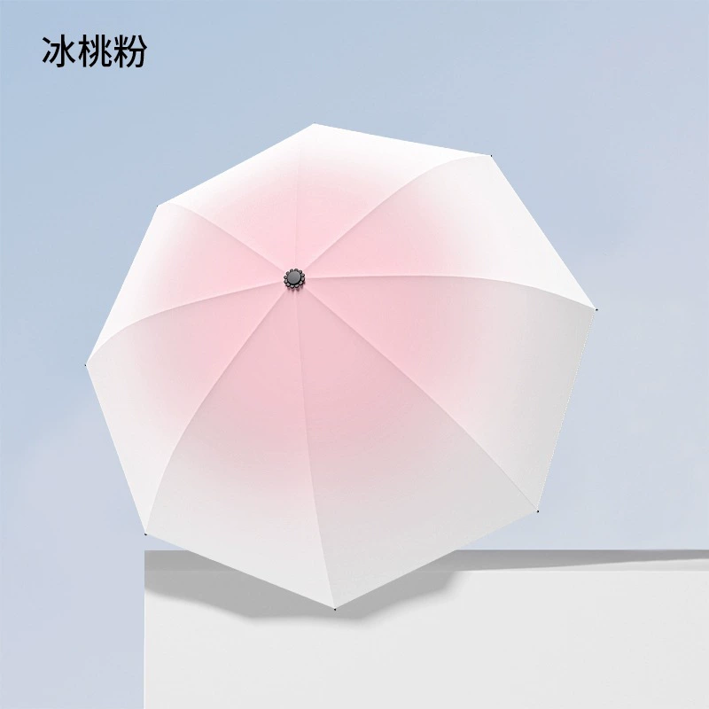Men's automatic umbrella solar-powered, fully automatic, sun protection