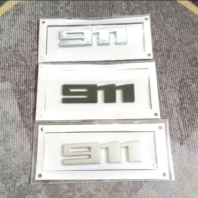 Suitable for Porsche car emblems, including Car logo - standard-old-911-remark-color-when-placing-order