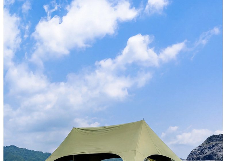 Pengcheng's new printed black vinyl canopy tent is designed for outdoor camping, requires no assembly, opens quickly, is rainproof, and can be customized with a logo