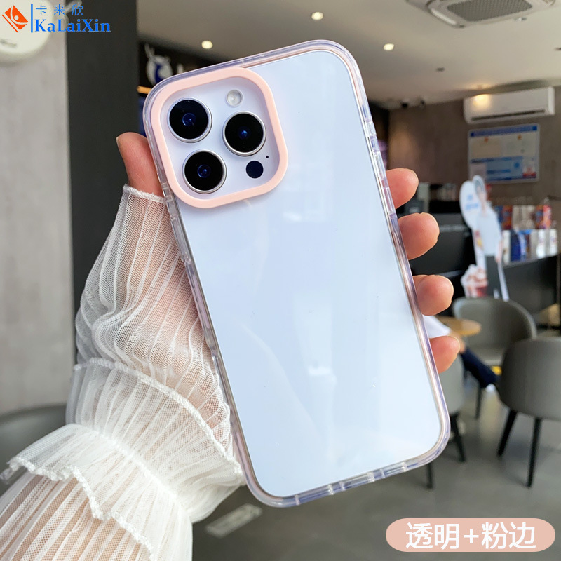 クロスボーダーホットモデルに適した 17 2 色 TPU アクリル携帯電話ケース透明 magsafe 厚みのある 15 落下防止保護ケース|undefined