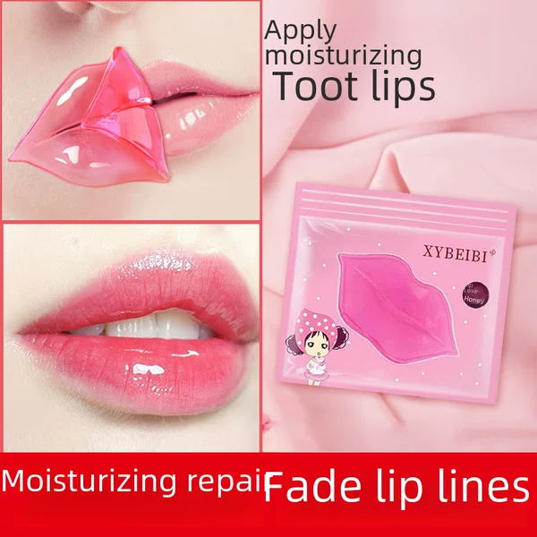 Collagen Lip Mask to Remove Dead Skin and Fade Lip Lines for Women, Moisturizing and Moisturizing Lip Mask