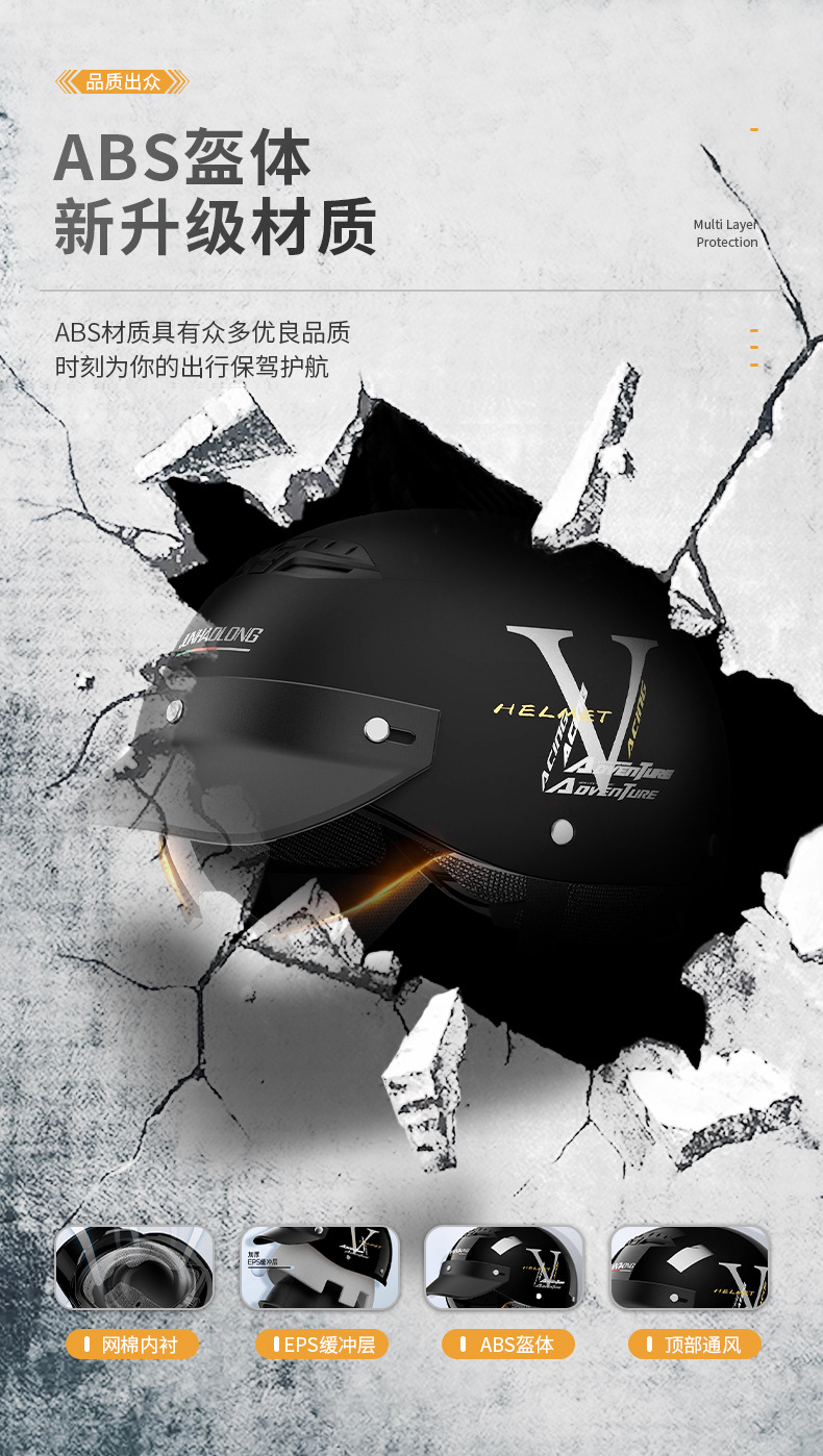 National Standard 3C Certified Electric Vehicle Helmet
