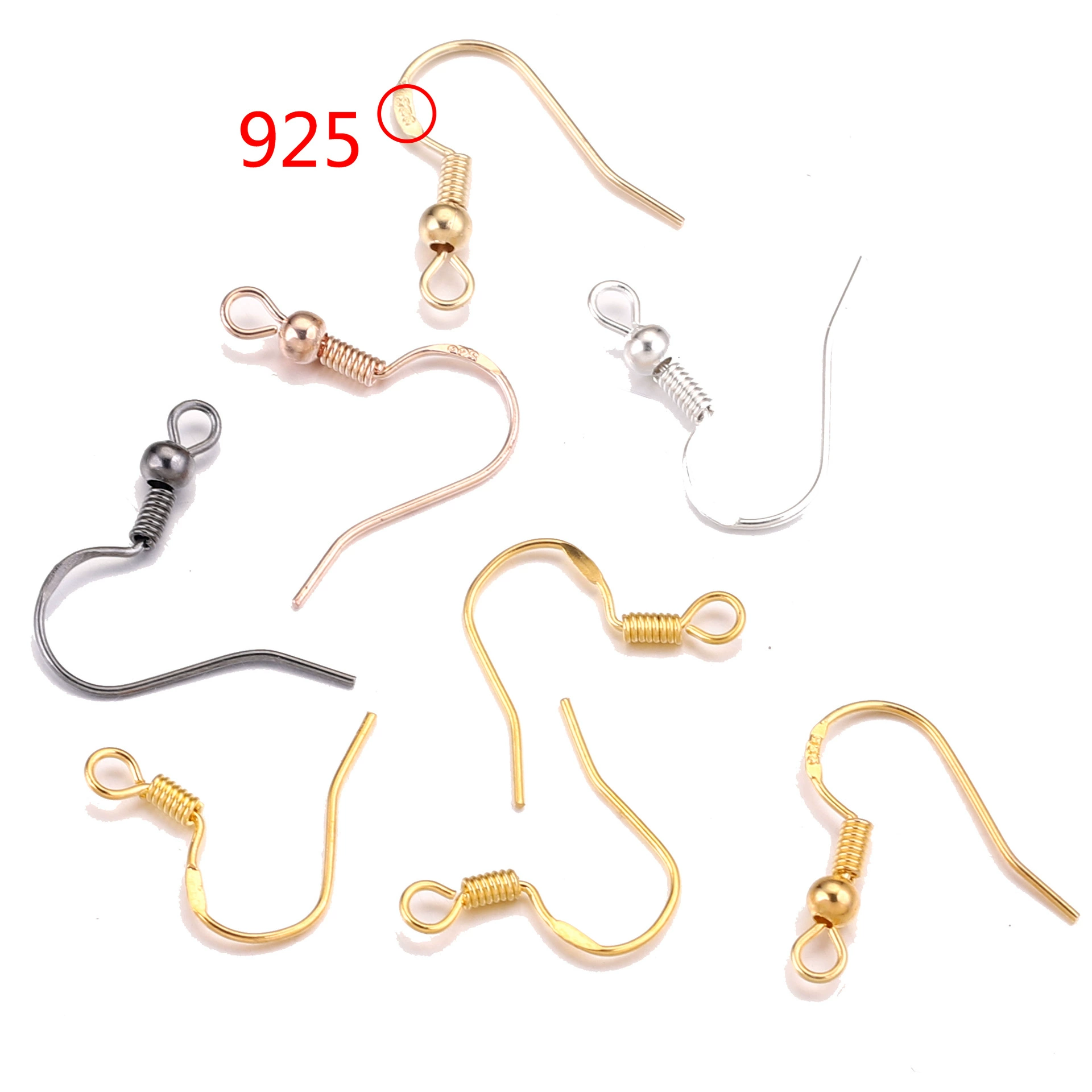 Copper accessories, earrings, accessory handmade, silver 925 sample, DIY, material