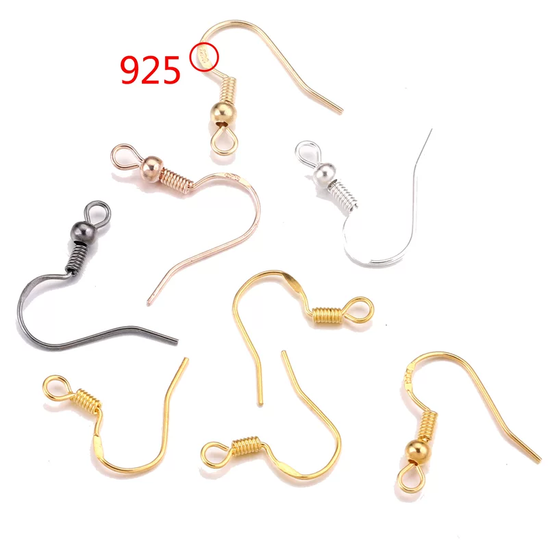 Copper accessories, earrings, accessory handmade, silver 925 sample, DIY, material