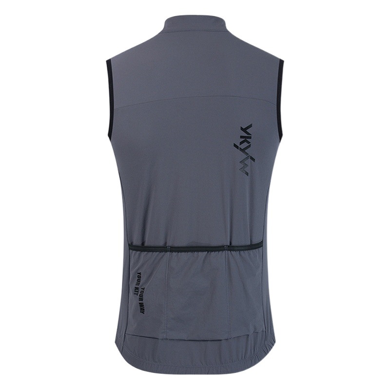 Ykywbike European and American Cross-Border New Product Windproof and Waterproof Cycling Clothing Men's Sports Versatile Fleece-Lined Warm Vest