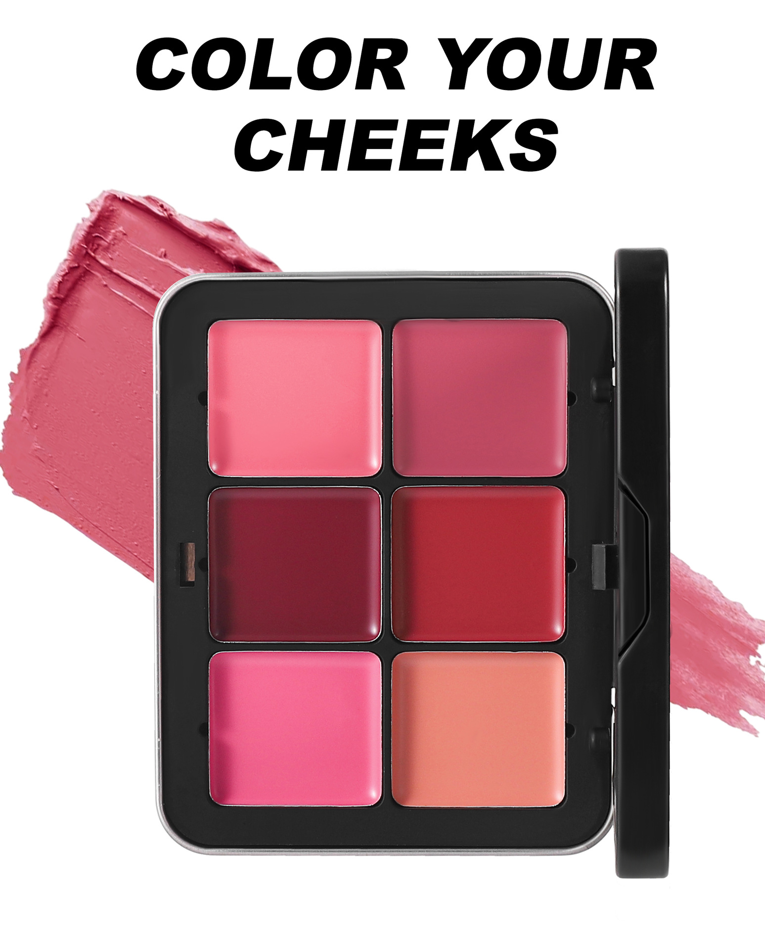 Cross-border 12-color tin box Blush palette, multi-purpose handaiyan Concealer Highlighter Contouring Palette Matte Blush Cream undefined