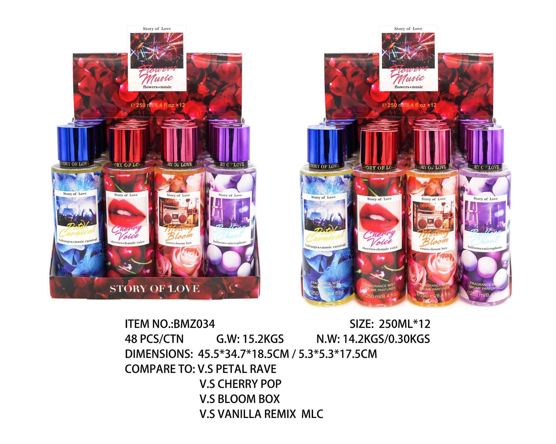 Perfume para mujeres 250ml spray corporal comercio exterior sudeste asiático sudamericano fragrancia para hombres estand paquete de muestra especial image 39