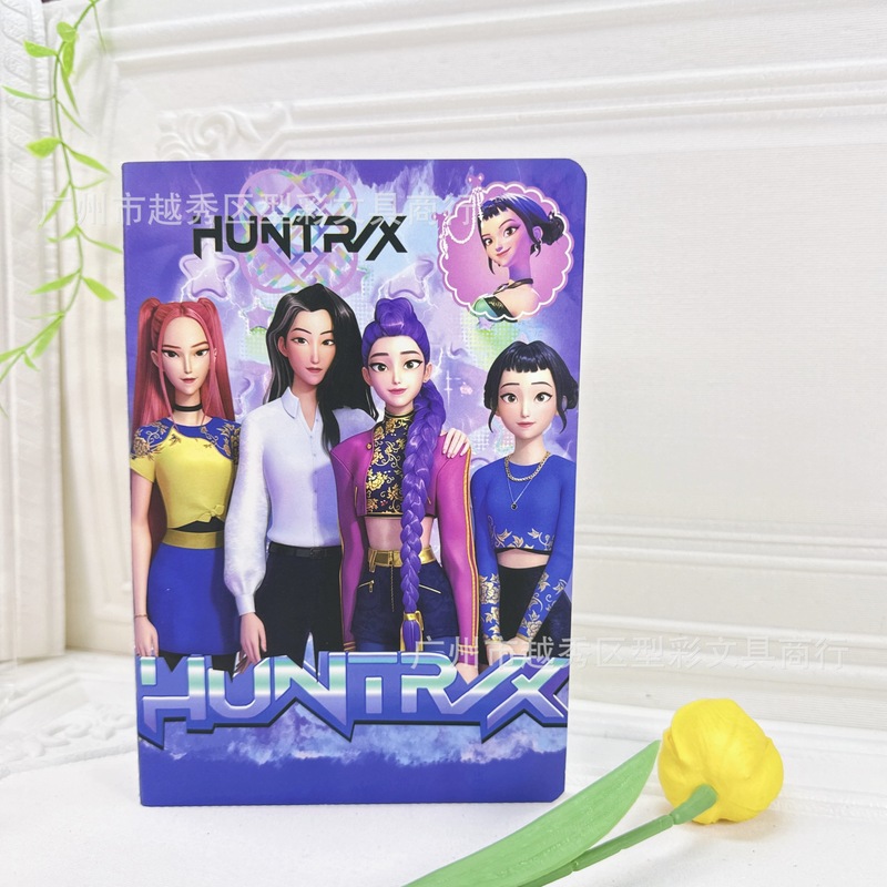 kpop demon hunte猎魔女团卡通A5笔记本高颜值软抄记事本子|undefined