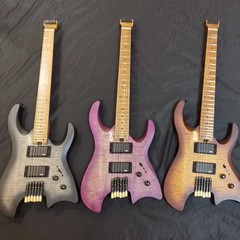 ヘッドレスエレキギター 高級サイレントエレキギター トラベルエレキギター ヘッドレス