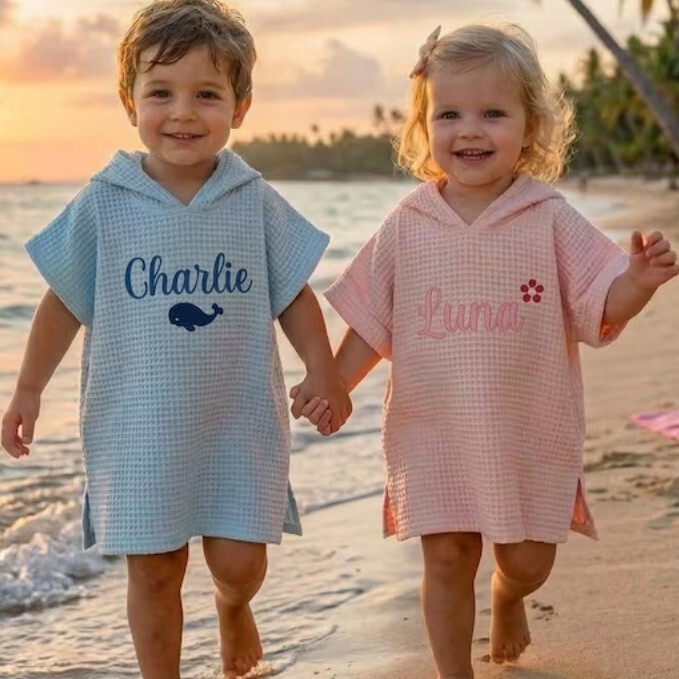 All-cotton hooded cape bath towel, absorbent swimming robe with hood, children's beach towel, suitable for all seasons, simple solid color, cross-border All-cotton hooded cape bath towel, absorbent swimming robe with hood, children's beach towel, suitable for all seasons, simple solid color, cross-border