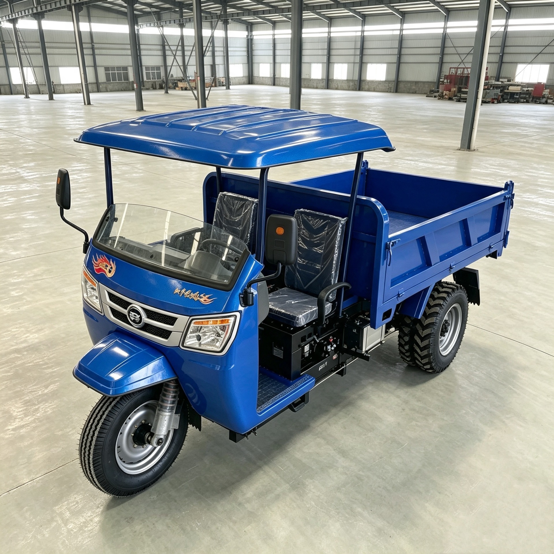 Foreign trade diesel passenger tricycle, low fuel consumption, durable, suitable for short-distance passenger transportation in African towns