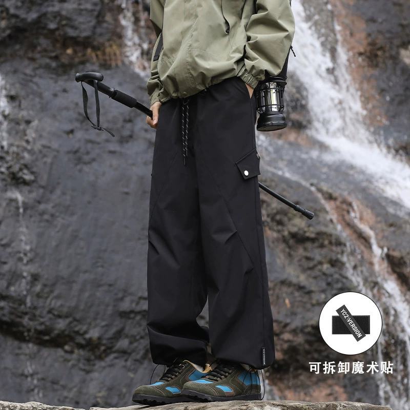 Штурмовые брюки Мужские повседневные брюки Весна осень 2025 новый открытый американский свободный прямой корпус брюки брюки