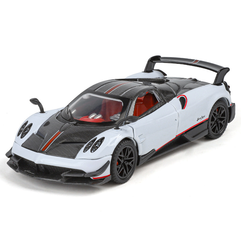 Nuevo modelo de coche Haodi 1:32 Pagani Huaya BC modelo de coche deportivo de aleación retroceso adornos de juguete para niños