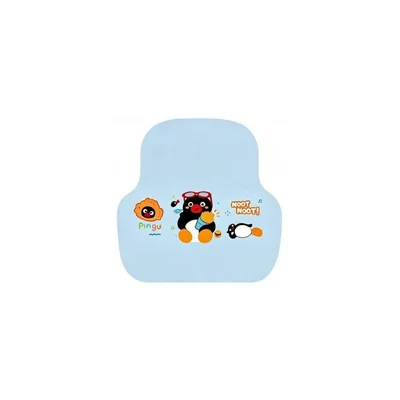 Loop Car Interior Mat, Mud-Scratch-Resistant, Avtomobil döşəmə paspasları - light-blue-pingu-travel-single-rear-seat-silk-loop-5050cm