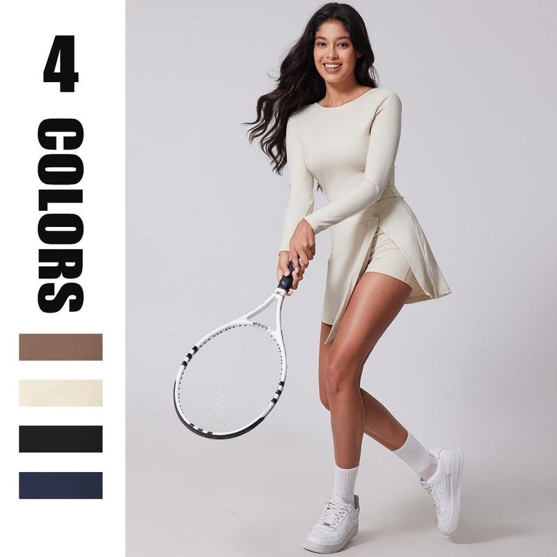 P 77106 Long Sleeve Tennis Skirt Set