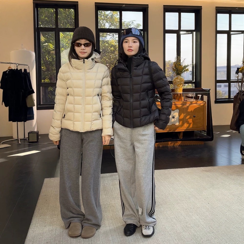 小蛮腰90鹅绒服女2026冬新款轻薄保暖修身收腰排骨小个子短款外套