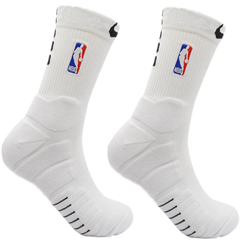 NBA Basketball Socks Sports Men's Wear-resistant Thick Towel Bottom Practical Training Long Tube Elite Socks Thickened terry Men's Socks