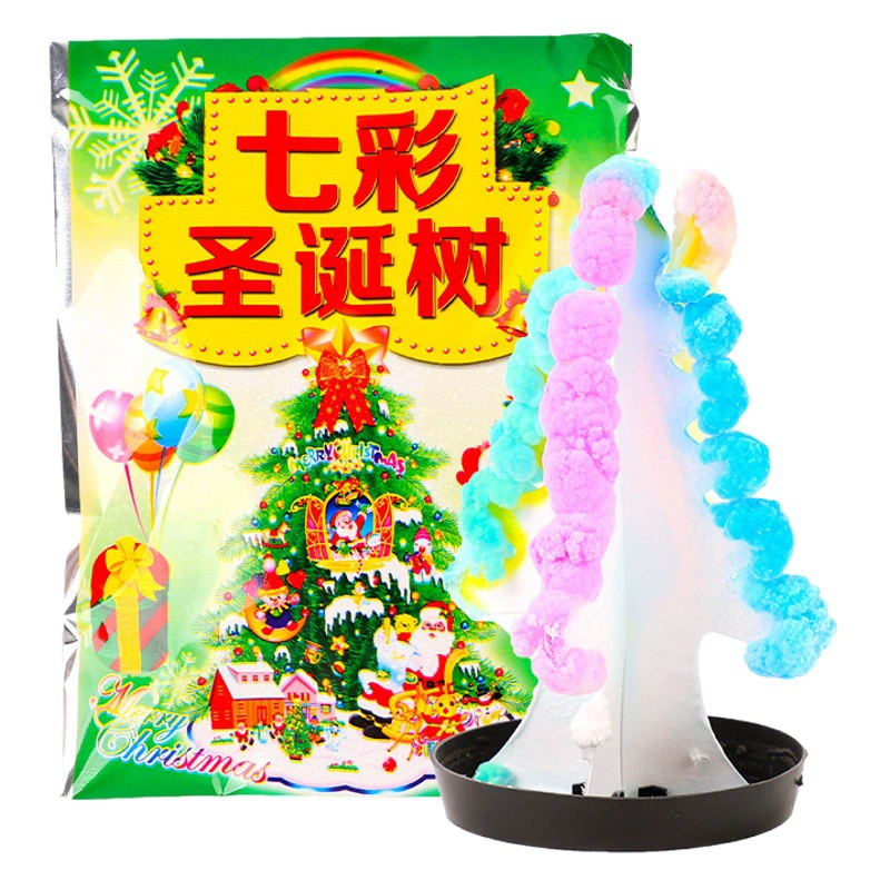 Рождественская Волшебная елка бумага цветение откроется снежинки полив красочная Волшебная кристаллизация Рождественский подарок оптом