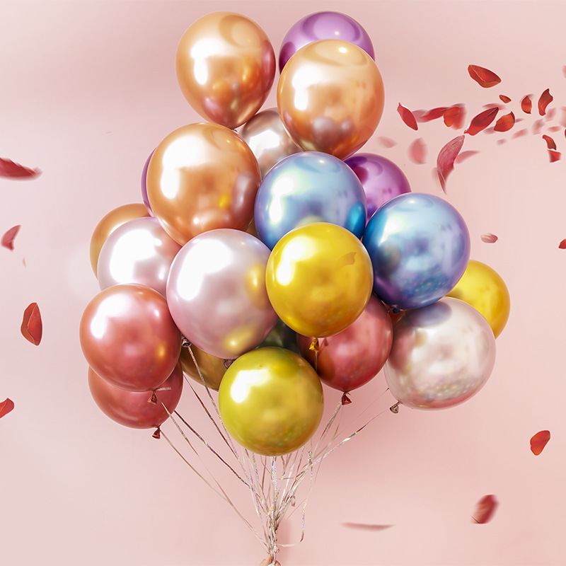 5 Inch 10 Inch 12 Inch 2.8g Thickeneded Metal Balloon Kidsren's Birthday Banquet Wedding Room Decoration Holiday Arrangement Balloon 5 Inch 10 Inch 12 Inch 2.8g Thickeneded Metal Balloon Kidsren's Birthday Banquet Wedding Room Decoration Holiday Arrangement Balloon