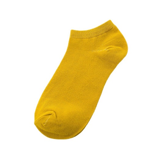 Japanese and Korean Fashion Cute Candy Color Cotton Short Socks, Everyday Commute Style Solid Color Breathable Elastic Soft Socks