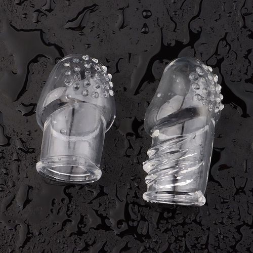 Penis condom thickened crystal wolf braces larger and thicker flirting device transparent locking sperm ring adult sex toys
